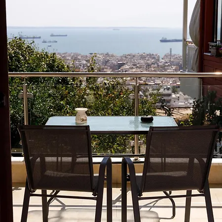 Charming Apartment With Gorgeous View & Private Parking Thessaloniki Exterior foto